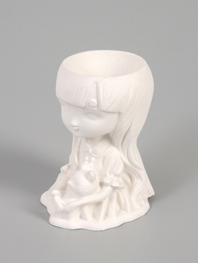 {{photo.Alt || photo.Description || 'УЦЕНКА Подставка для мелочей «Девочка с мишкой», подсвечник, 11×8×6 см'}}