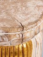 УЦЕНКА Табурет «Слон» 25×25×50 см, дерево албезия, белый - Фото 2