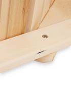 УЦЕНКА Шезлонг - лежак с регулируемым подголовником, 180×55×44.5 см, из липы, «Добропаровъ» - Фото 8