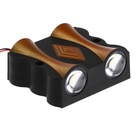 УЦЕНКА Светильник фасадный «Глосс», FSD-046, 4 Вт, 3000К, 2 луча, IP65, 220 В, пластик, черный 100 - Фото 1