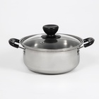 УЦЕНКА Кастрюля 0.9 л Promo со стеклянной крышкой 16×7 см - Фото 1