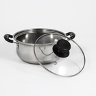 УЦЕНКА Кастрюля 0.9 л Promo со стеклянной крышкой 16×7 см - Фото 2