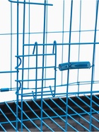 УЦЕНКА Клетка для собак 51×35×41 см, голубая 10934339