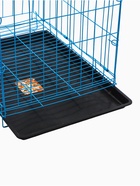 УЦЕНКА Клетка для собак 51×35×41 см, голубая 10934339