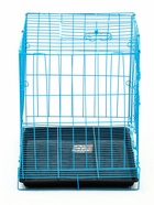 УЦЕНКА Клетка для собак 51×35×41 см, голубая 10934339