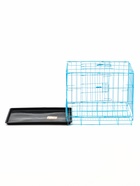 УЦЕНКА Клетка для собак 51×35×41 см, голубая 10934339