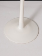 УЦЕНКА Подсвечник стекло "Узкий бокал" белый набор 2 шт 28,5х10,5х10,5 см - фото 14934503