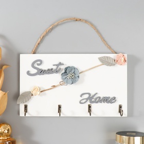 {{photo.Alt || photo.Description || 'УЦЕНКА Крючки декоративные дерево «Цветочная ветвь», ключница настенная, 12.5×22×3 см'}}