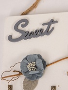 УЦЕНКА Крючки декоративные дерево «Цветочная ветвь», ключница настенная, 12.5×22×3 см 10934348