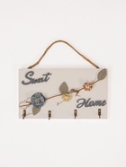 УЦЕНКА Крючки декоративные дерево «Цветочная ветвь», ключница настенная, 12.5×22×3 см 10934348