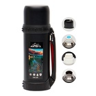 УЦЕНКА Термос, 1.2 л, Движение, "Мастер К. Урал", с кружкой, сохраняет тепло 18 ч, 9.8×29 см, чёрн - Фото 2