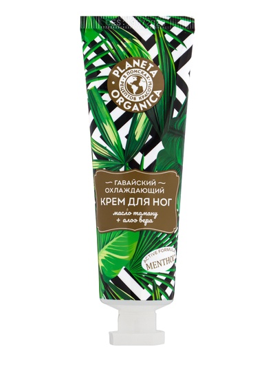 Крем для ног гавайский PLANETA ORGANICA охлаждающий, 50 мл