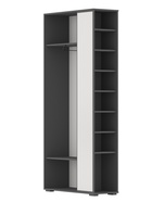 Прихожая «ДОМИНО» min, 880×360×2020 мм, цвет графит/белый - Фото 4