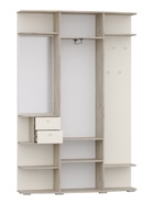 Прихожая «ВИЗИТ», 1450×355×2200 мм, цвет дуб крафт серый/крем/МДФ крафт серый - Фото 3