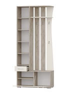 Прихожая «МОККО» mini, 900×360×2100 мм, цвет дуб крафт серый/крем/МДФ крем 10934493