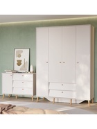 Комод с дверкой и тремя ящиками АФИНА Кашемир серый 110x45,3x83 - фото 14922654