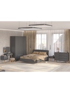 Комод напольный «АФИНА», 1100×453×830 мм, цвет графит - Фото 3