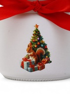 Ароматическая свеча в матовом стакане «Новогоднего уюта и тепла», аромат мандарин - фото 61083041