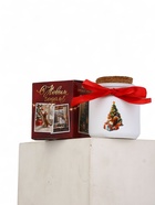 Ароматическая свеча в матовом стакане «Новогоднего уюта и тепла», аромат мандарин - фото 61083044