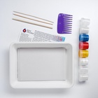 УЦЕНКА Набор для творчества. Рисование в технике ЭБРУ, 4 цв - Фото 3