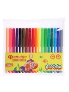 УЦЕНКА Фломастеры «Каляка-Маляка», 18 цветов, вентилируемый колпачок 10934658