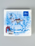 Салфетки бумажные трёхслойные «Лошадка», 33х33, 20 шт (комплект 2 шт) - фото 68965508