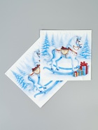 Салфетки бумажные трёхслойные «Лошадка», 33х33, 20 шт (комплект 2 шт) - фото 68965511