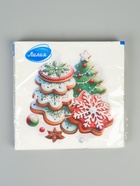 Салфетки бумажные двухслойные «Глазурь», 33?33, 20 шт. (комплект 3 шт) - фото 58044224