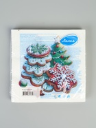 Салфетки бумажные двухслойные «Глазурь», 33?33, 20 шт. (комплект 3 шт) - фото 58044225