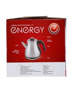 УЦЕНКА Чайник электрический Energy E-217, металл, 1.2 л, 950 Вт, серебристый - Фото 5