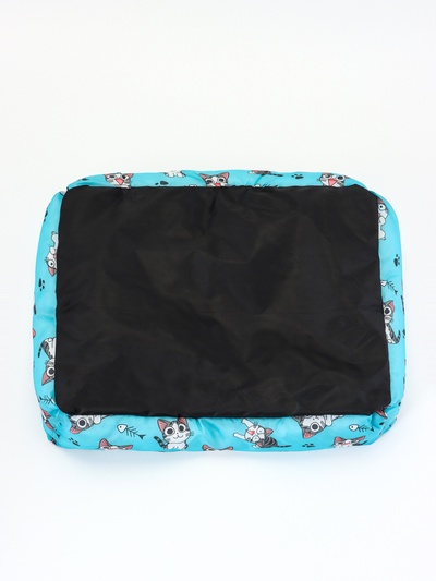 Лежанка для кошек, 50×40×15 см, голубая