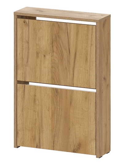 Обувница узкая «МСП», 519×167×760 мм, цвет дуб золотой