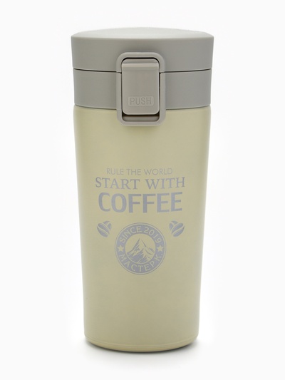 УЦЕНКА Термокружка, 380 мл, Style Start with coffee, сохраняет тепло 8 ч, с ситечком