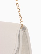 УЦЕНКА Сумка жен 24×4.5×11 см, отд на клапане, дл ремень цепь, белый - Фото 20