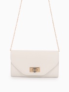 УЦЕНКА Сумка жен 24×4.5×11 см, отд на клапане, дл ремень цепь, белый - Фото 10