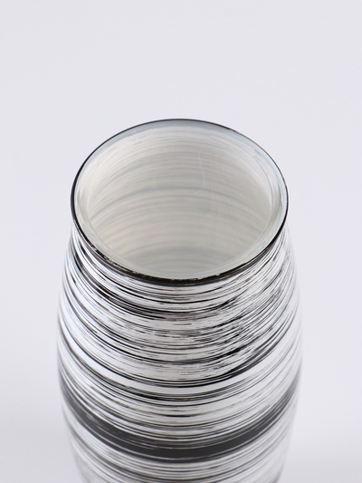 Ваза «Прованс», h=23 см, стекло, белая