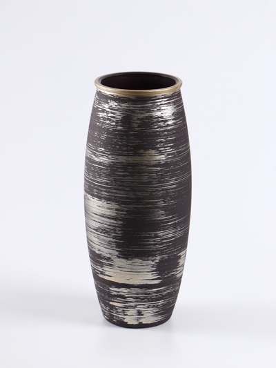 Ваза «Эстетика», h=25 см, стекло, шоколад