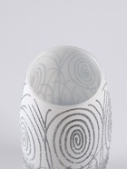 Ваза «Соблазн», овал, h=26 см, стекло, бело-серебристая - Фото 7