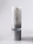 Ваза «Соблазн», прямая, h=26 см, стекло, бело-серебристая - Фото 5