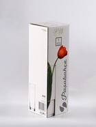 Ваза «Креман», h=26 см, стекло, белая 10921238