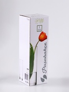 Ваза «Селект», прямая, h=26 см, стекло, чёрная 10921244