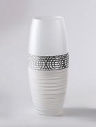 Ваза "Эридан. Белоснежный узор" овал, 26 см - фото 54810574