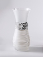 Ваза "Эридан. Белоснежный узор"  волна, 26 см - фото 54810580