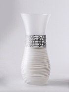 Ваза "Эридан. Белоснежный узор"  волна, 26 см - фото 54810582