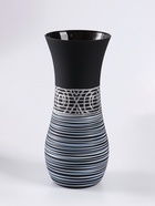 Ваза "Эридан . Узор" чёрный, 26 см - фото 54810585