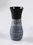 Ваза «Эридан. Узор», h=26 см, стекло, чёрная - Фото 4