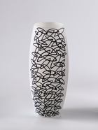 Ваза "Сфера" листочки белая, 26 см - фото 809201811