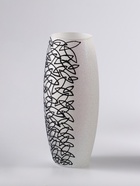 Ваза "Сфера" листочки белая, 26 см - фото 809201814