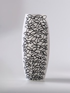 Ваза для цветов «Сфера», листочки, h=26 см, стекло, белая - Фото 7