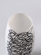 Ваза для цветов «Сфера», листочки, h=26 см, стекло, белая - Фото 8